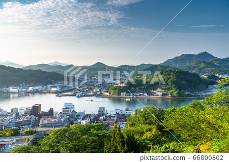 《廣島縣》尾道市容及清晨風光 66800802
