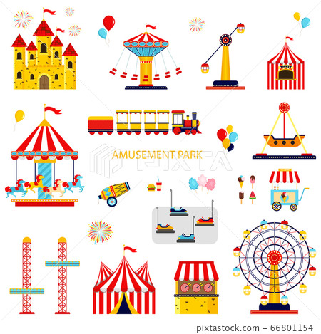 Amusement park collection. 66801154