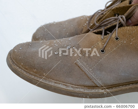 water drops on waterproof suede desert boots shoes 66806700