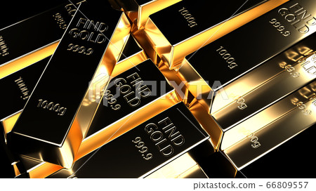 3D Block Gold 3D Block Gold 66809557
