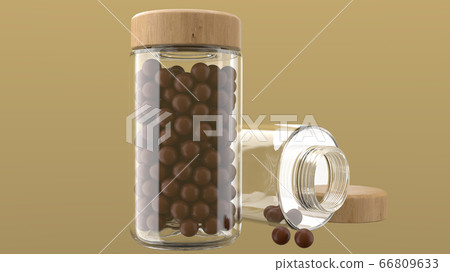 3D Bottle rendering 66809633