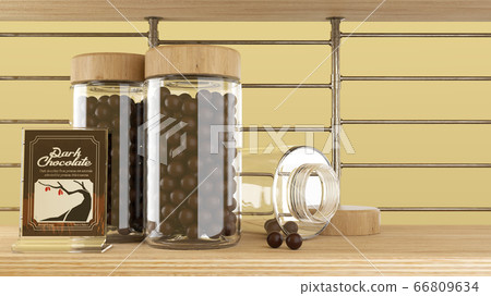 3D Bottle rendering 66809634