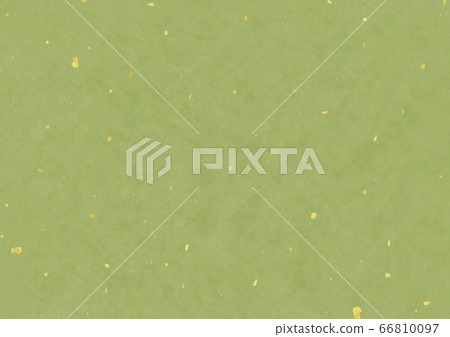 Green japanese paper background illustration 66810097