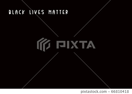 Black Lives Matter white slogan 66810418