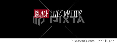 Black Lives Matter white slogan 66810427