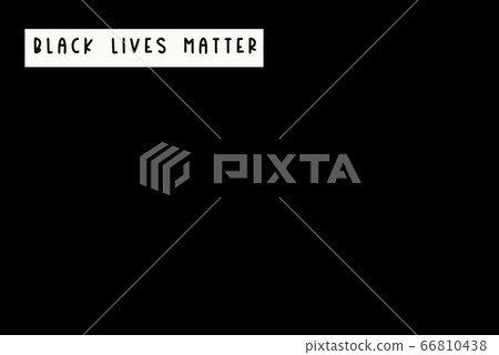 Black Lives Matter white slogan 66810438