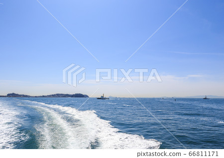 從觀光船愛知縣南千塔町看到的筱島 從觀光船愛知縣南千塔町看到的筱島 66811171