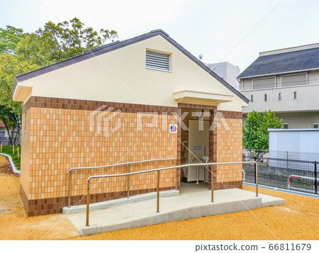 Public toilets in the park 66811679