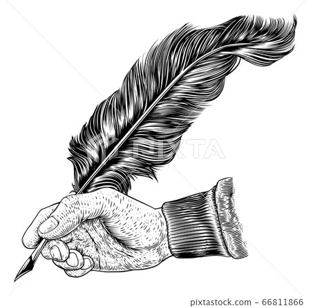 Download Feather Pen Quill Royalty-Free Stock Illustration Image