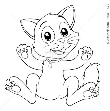 440 Collections Animal Coloring Pages Kitten  Latest Free