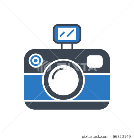 Photo Presentation Vector Glyph Icon Photo Presentation Vector Glyph Icon 66813149