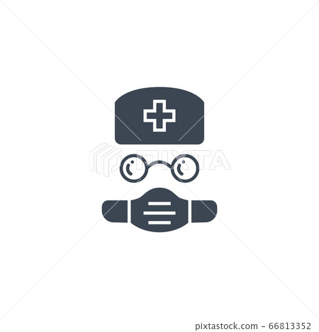 Doctor related vector glyph icon. - Stock Illustration [66813352] - PIXTA