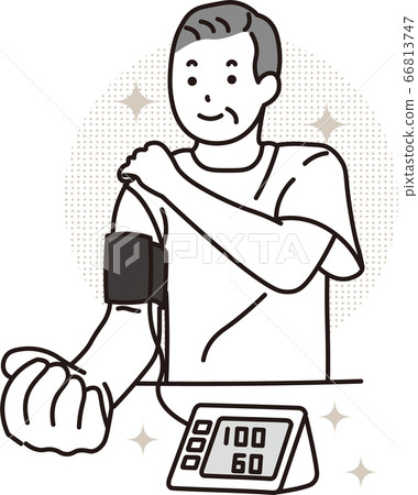 一個測量血壓的人 66813747