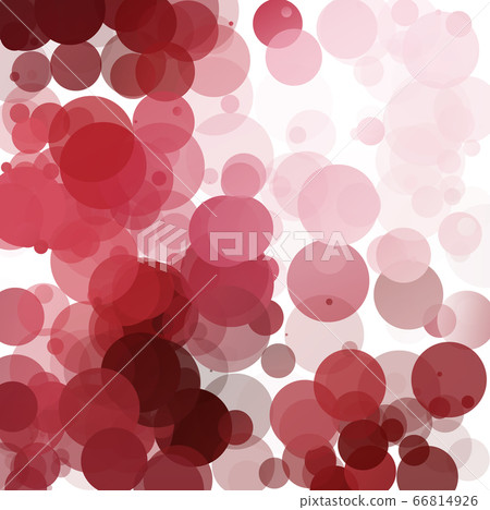 Bubbles Unique Red Bright Vector Background - Stock Illustration ...
