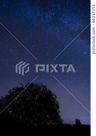 night sky near High Tatras, Slovakia 66817253