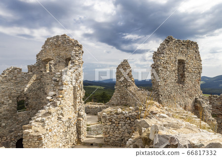 Ruins of Hrusov Castle, Zlate Moravce District, 66817332