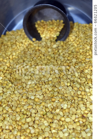 Toor dal (Indian pigeon peas Dal) in a jar with 66821205