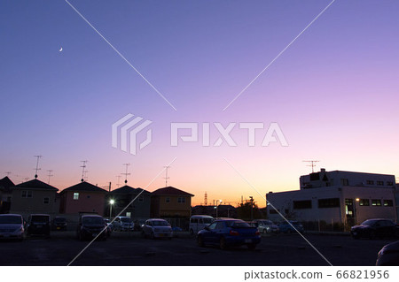 Former Fukiage Town, evening parking lot 66821956