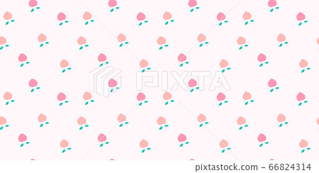 手繪桃果實無縫模式 手繪桃果實無縫模式 66824314