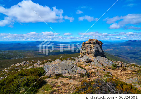 Rufus Mountain Peak in Lake St Clair National Park 66824601