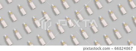 Cosmetic pattern. Banner made with pink anti-aging 66824867