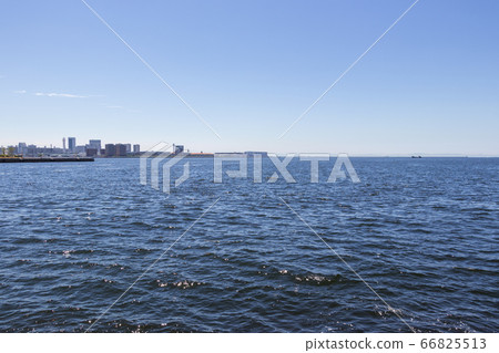 The blue sea seen from the port The blue sea seen from the port 66825513