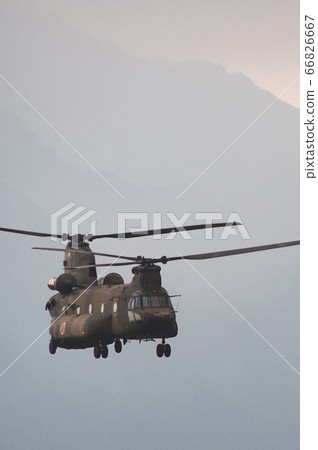 Large transport helicopter CH-47 Chinook 66826667