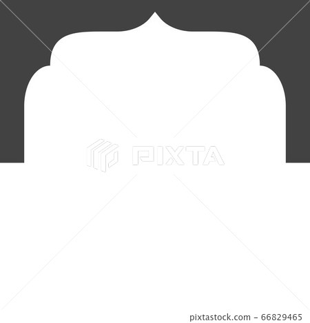 Mosque window vector icon 66829465