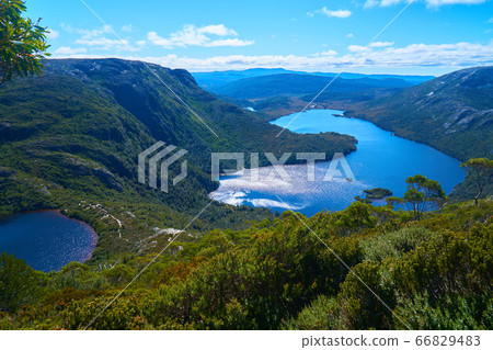 View of Lake Wilkes and Dove from the south 66829483
