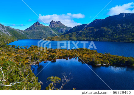 冰川岩石天文台的搖籃山和鴿子湖景觀 66829490