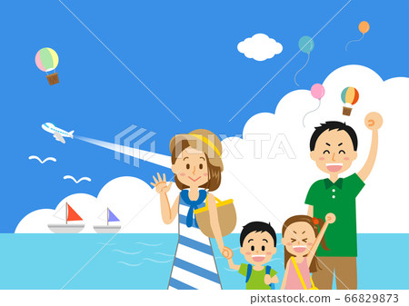 一家四口海上旅行 66829873