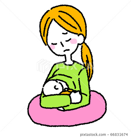 母乳喂養_母乳喂養_育兒_媽媽_嬰兒_擔心 66831674