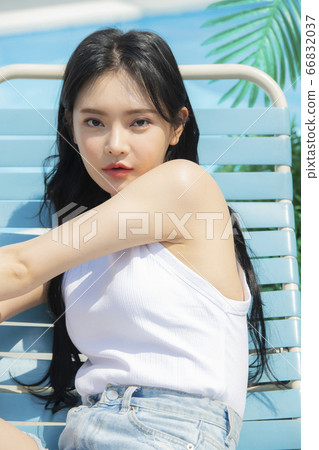生活方式，女人，夏天 66832037