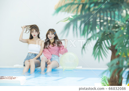 美容，度假，女人 66832086