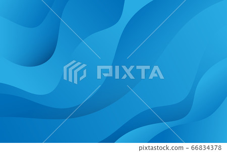 Blue gradient wave deep sea layer concept vector - Stock Illustration ...