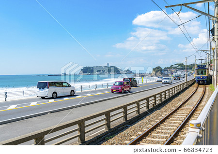 [神奈川縣]鎌倉高中附近的江之島和江之電 66834723