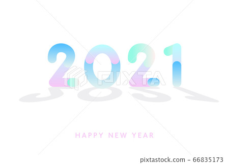 2021靈和3年新年賀卡材料 66835173
