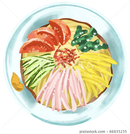 Chilled Chinese illustration seen from above Chilled Chinese illustration seen from above 66835235