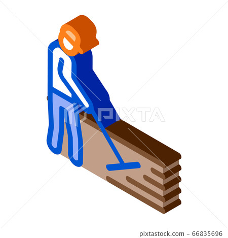 worker road repair isometric icon vector illustration worker road repair isometric icon vector illustration 66835696
