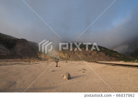 Mount Iwo in Akan National Park, Hokkaido 66837862