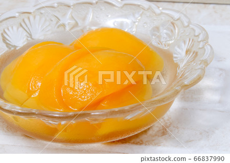 罐頭，罐頭，桃子，水果，食品，水果，水果，食品，甜點，黃色，粉紅色，新鮮 66837990