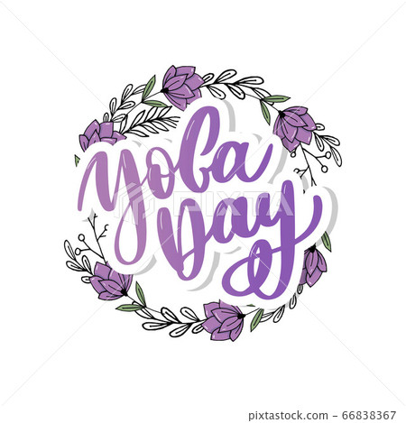 international yoga day, handwritten text, international yoga day, handwritten text, 66838367