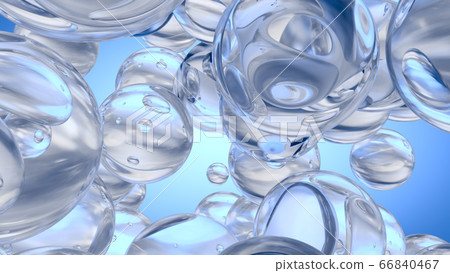 Background of beautiful water drops. 3D rendering - Stock Illustration ...