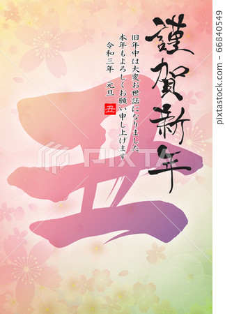 2021年新年賀卡 66840549