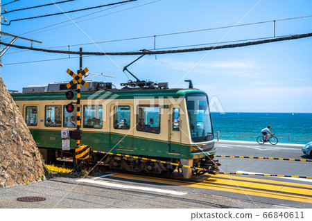 《神奈川縣》鎌倉高中前海與江之交 《神奈川縣》鎌倉高中前海與江之交 66840611