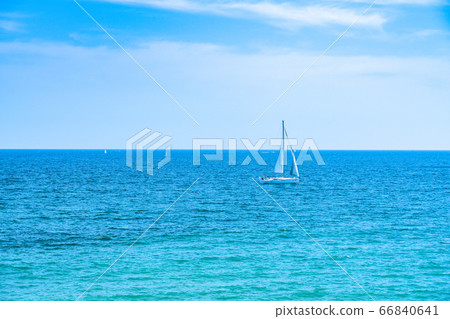 Yacht and sea in summer Yacht and sea in summer 66840641