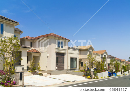 居住區圖像晴空藍天 居住區圖像晴空藍天 66841517