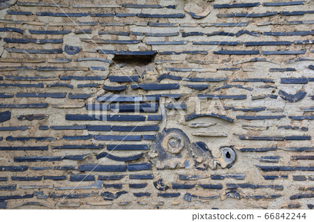 Tiled Wall Tenryuji Temple Tiled Wall Tenryuji Temple 66842244