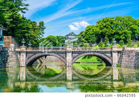Tokyo Imperial Palace Gaijin Bridge (Mae gate stone bridge) 66842595