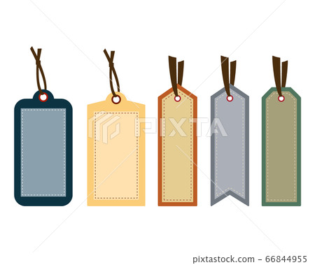 Tag frame frame sticky note sticker - Stock Illustration [66844955] - PIXTA